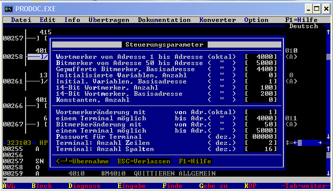 Projekteinstellungen